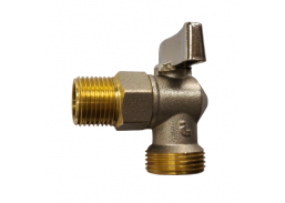 Santechnikos prekės. Uždaromoji ir jungiamoji santechninė armatūra. Rutuliniai ventiliai. Kranas kampinis 15x20mm