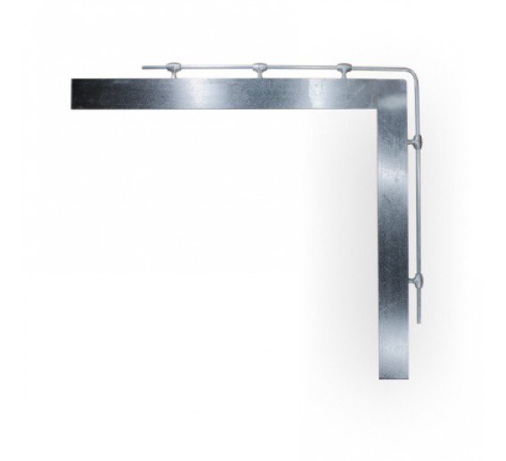 Metalų gaminiai . Ketaus gaminiai. Krosnies kampas 1200x900 (G-5)