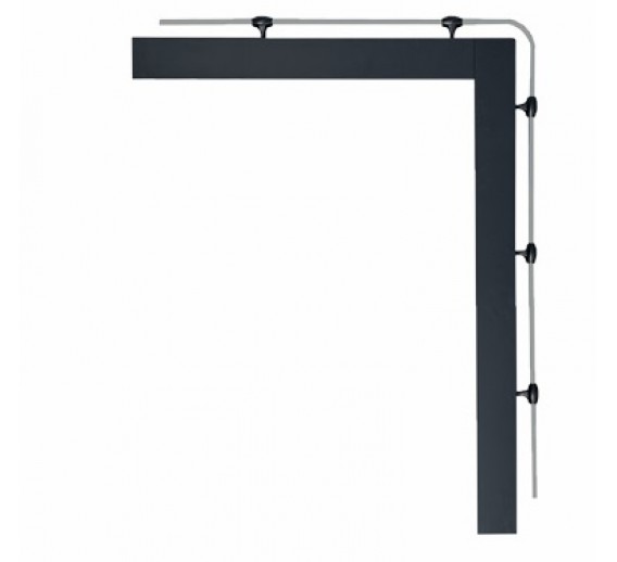 Metalų gaminiai . Ketaus gaminiai. Krosnies kampo apdaila G-5J, 1200x900mm 