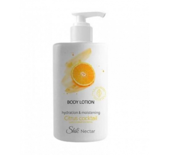 Švaros prekės. Kūno ir plaukų priežiūros priemonės. Kūno losijonas SHIK Nectar citrus cocktail 480ml 
