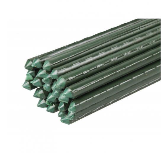 Sodo ir daržo prekės. Atramos, laikikliai augalams. Kuoliukas metalinis žalias 150 cm PMT-16-150 