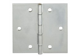 Vidaus apdailos prekės. Durys, jų dalys. Durų furnitūra. Lankstai, vyriai. Kvadratinis vyris 50x50x1,2mm