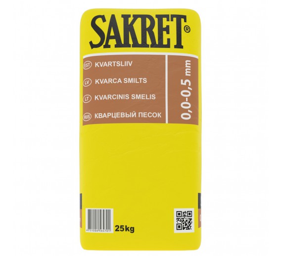 Statybinės medžiagos. Cementas. Kvarcinis smėlis 25kg  
