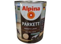 Dažai. Medienos apsaugos ir dekoravimo priemonės. Lakas. Lakas ALPINA PARKETT šilko matinis  5l 