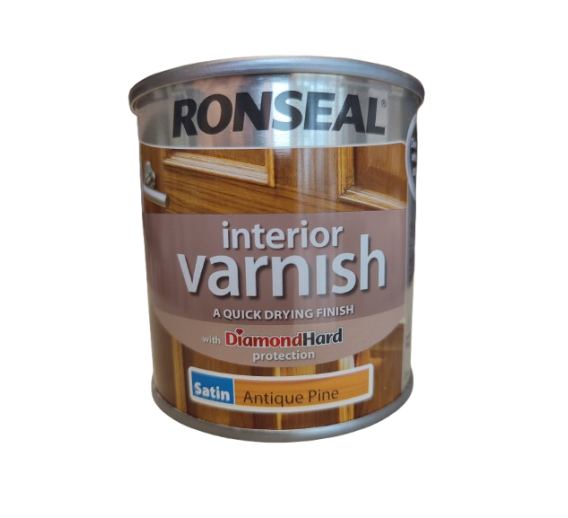 Dažai. Medienos apsaugos ir dekoravimo priemonės. Lakas. Lakas vidaus darbams Ronseal 0.25l antikinė pinija 