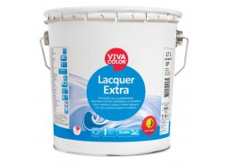 Dažai. Medienos apsaugos ir dekoravimo priemonės. Lakas. Lakas VIVACOLOR Lacquer Extra pusiau blizgus 2.7 l 