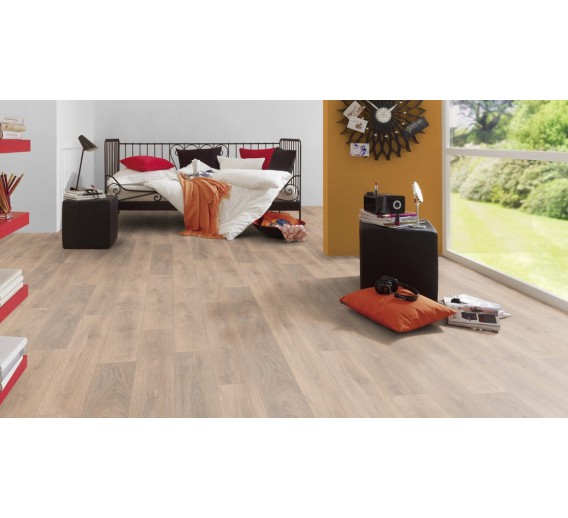 Vidaus apdailos prekės. Grindų dangos. Laminatas. 32 atsparumo klasės grindys. Laminatas Krono 8575, 1285x192x8 mm 