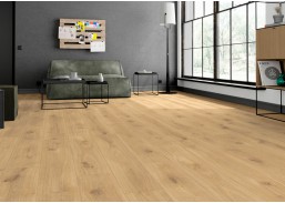 Vidaus apdailos prekės. Grindų dangos. Laminatas. 33 atsparumo klasės grindys. Laminuota grindų danga ąžuolas Noatak AC5 1380x193x10 mm 