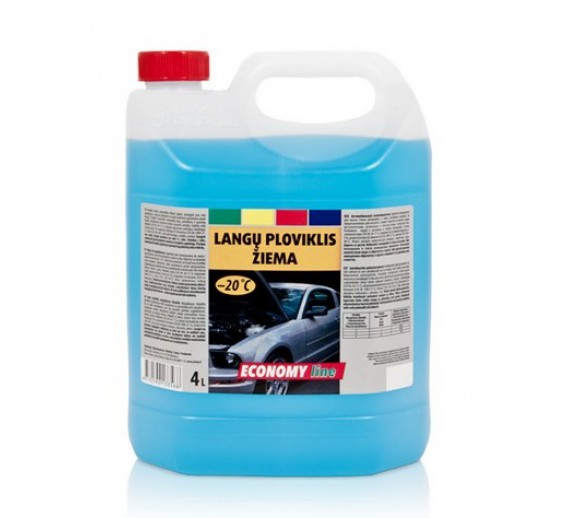 Darbo įrankiai. Prekės automobiliams. Automobilinė chemija. Langų ploviklis -20*C 4 L ECONOMY LINE 