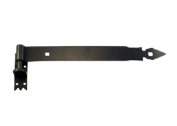 Vidaus apdailos prekės. Durys, jų dalys. Durų furnitūra. Lankstai, vyriai. Lankstas vartams 400x45 mm juodas Gamar