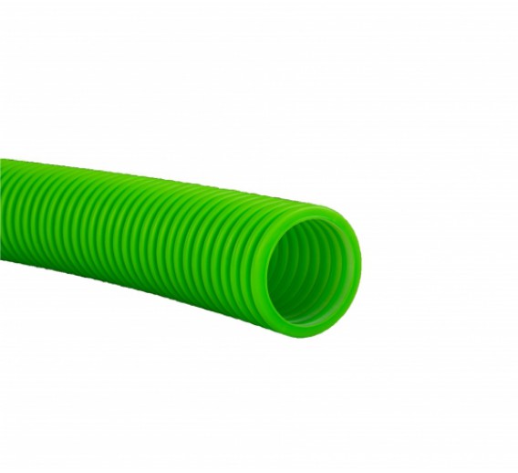 Šildymo ir vėdinimo įranga. Šildymas ir vėdinimas. Ortakiai. Plastikiniai ortakiai ir jungtys. Lankstus HDPE ortakis 75 mm Flexi green 50 m 