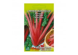 Sodo ir daržo prekės. Sėklos, daigyklos, durpinės tabletės. Burokėlių sėklos. Lapiniai burokėliai mangoldai Rhubarb Chard 3 g 