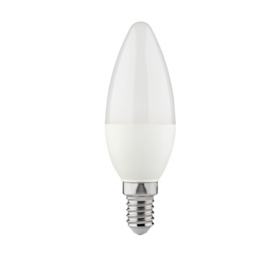 Apšvietimas. Lempos, LED lemputės, LED juostos. LED lemputės. LED lemputės E14 cokoliu. LED-IQ lemputė C35 E14 5,9W-WW 36685 