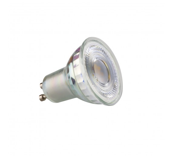 Apšvietimas. Lempos, LED lemputės, LED juostos. LED lemputės. LED lempos GU10 cokoliu. LED-IQ lemputė Kanlux 38410 GU10 4,9W-WW 