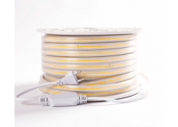 Apšvietimas. Lempos, LED lemputės, LED juostos. LED juostos, LED profiliai. LED juosta 220V 20m ritė 10W/m COB 432 3000K Lemlux 