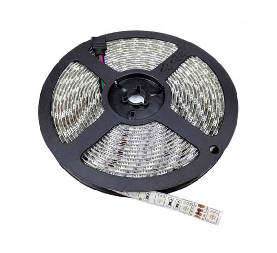 Apšvietimas. Lempos, LED lemputės, LED juostos. LED juostos, LED profiliai. LED juosta RFX534RGB-24, RGB, 12W, 24V 