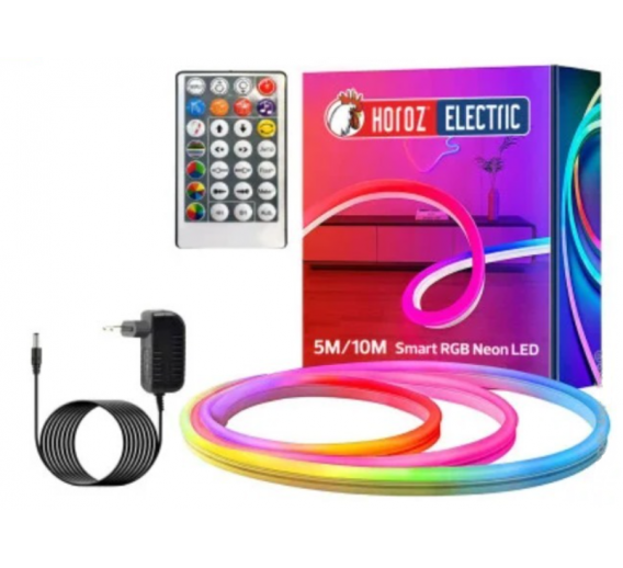 Apšvietimas. Lempos, LED lemputės, LED juostos. LED juostos, LED profiliai. LED juostos rinkinys DIGITAL 10W IP65 RGB 5m 