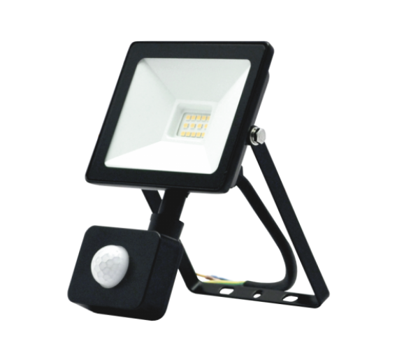 LED lauko prožektorius ToledoSens 10W su sensoriumi 