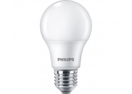 Apšvietimas. Lempos, LED lemputės, LED juostos. LED lemputės. LED lemputės E27 cokoliu. LED lempa Philips 8W/840 E27 