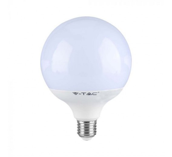 Apšvietimas. Lempos, LED lemputės, LED juostos. LED lemputės. LED lemputės E27 cokoliu. LED lempa SAMSUNG chip 22W G120 E27 4K V-TAC 