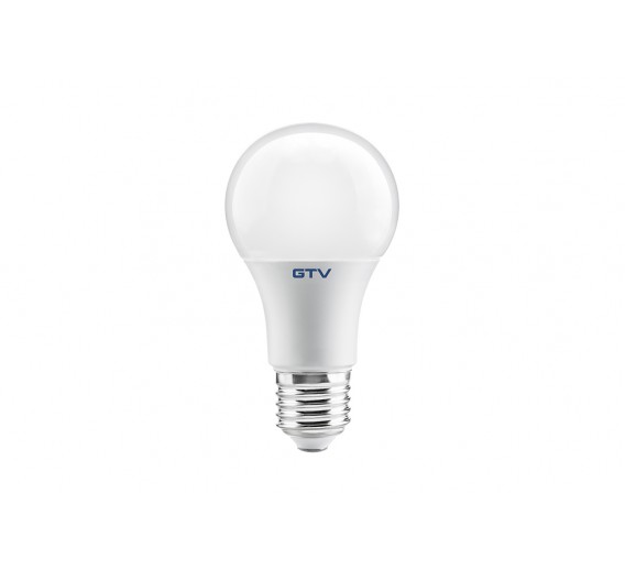 Apšvietimas. Lempos, LED lemputės, LED juostos. LED lemputės. LED lemputės E27 cokoliu. LED lemputė 10W E27 GTV A60 