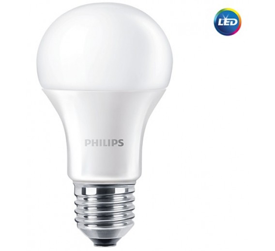 Apšvietimas. Lempos, LED lemputės, LED juostos. LED lemputės. LED lemputės E27 cokoliu. LED lemputė 12,5W E27 Philips 4000K 