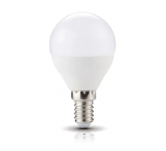 Apšvietimas. Lempos, LED lemputės, LED juostos. LED lemputės. LED lemputės E14 cokoliu. LED lemputė 4,5W 3000K E14 LED101174 