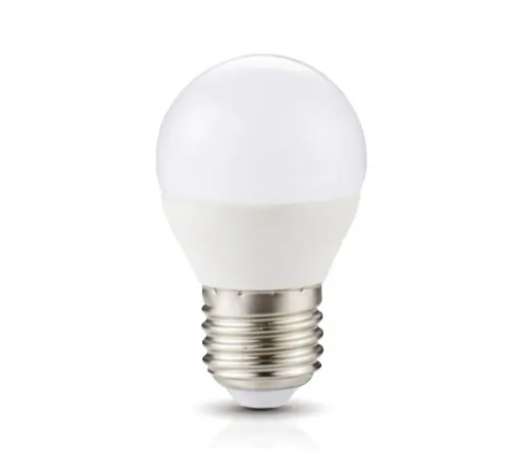 Apšvietimas. Lempos, LED lemputės, LED juostos. LED lemputės. LED lemputės E27 cokoliu. LED lemputė 4,5W 4000K E27 LED101187 