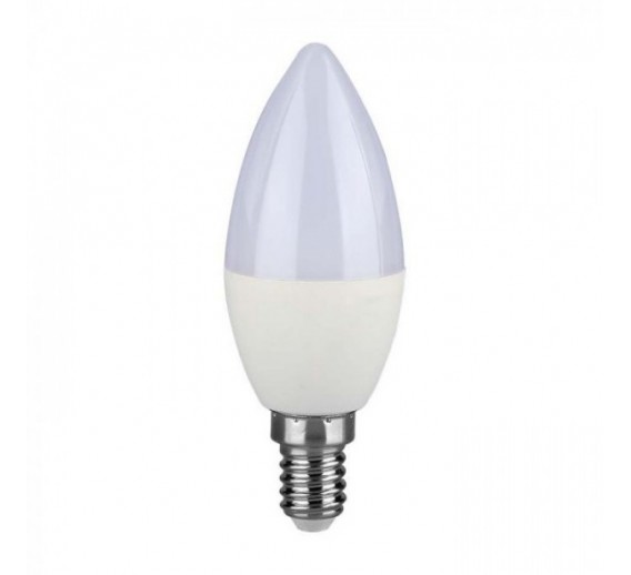 Apšvietimas. Lempos, LED lemputės, LED juostos. LED lemputės. LED lemputės E14 cokoliu. LED lemputė 4.5W E14 3000K V-TAC Samsung LED chip 