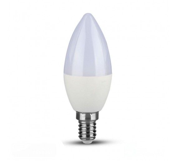 Apšvietimas. Lempos, LED lemputės, LED juostos. LED lemputės. LED lemputės E14 cokoliu. LED lemputė 5,5W E14 V-TAC,4000K Samsung 