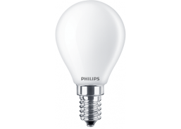 Apšvietimas. Lempos, LED lemputės, LED juostos. LED lemputės. LED lemputės E14 cokoliu. LED lemputė 6,5W/840 E14 Philips FR corePRO stiklas 