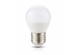 Apšvietimas. Lempos, LED lemputės, LED juostos. LED lemputės. LED lemputės E27 cokoliu. LED lemputė 6W 3000K E27 LED101189 