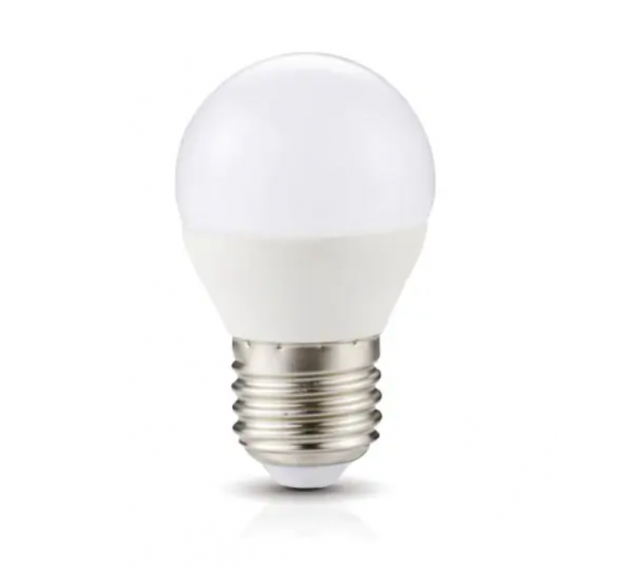 Apšvietimas. Lempos, LED lemputės, LED juostos. LED lemputės. LED lemputės E27 cokoliu. LED lemputė 6W 4000K E27 LED101190 