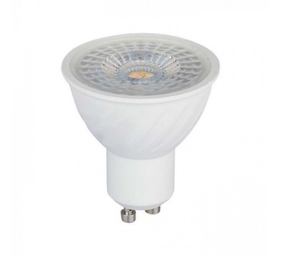 Apšvietimas. Lempos, LED lemputės, LED juostos. LED lemputės. LED lempos GU10 cokoliu. LED lemputė 6W GU10 V-TAC 