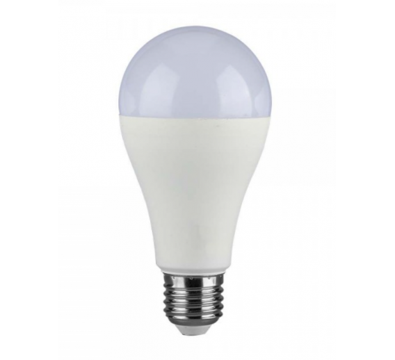 Apšvietimas. Lempos, LED lemputės, LED juostos. LED lemputės. LED lemputės E27 cokoliu. LED lemputė E27 15 W A65 V-TAC 