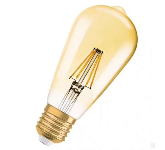 Apšvietimas. Lempos, LED lemputės, LED juostos. Vintažinės lemputės. LED lemputė EDISON 19067W/825 E27 6,5W 