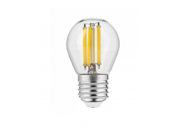 Apšvietimas. Lempos, LED lemputės, LED juostos. LED lemputės. LED lemputės E27 cokoliu. LED lemputė FILAMENT E27 5,8W 640lm 4000K 