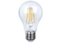 Apšvietimas. Lempos, LED lemputės, LED juostos. LED lemputės. LED lemputės E27 cokoliu. LED lemputė filament E27-G45 4W-WW 