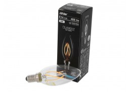 Apšvietimas. Lempos, LED lemputės, LED juostos. Vintažinės lemputės. LED lemputė LED LINE Candle Filament E14 249075, 4W 