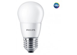 Apšvietimas. Lempos, LED lemputės, LED juostos. LED lemputės. LED lemputės E27 cokoliu. LED lemputė P45 7W E27 Philips 2700K Ph 