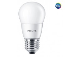 Apšvietimas. Lempos, LED lemputės, LED juostos. LED lemputės. LED lemputės E27 cokoliu. LED lemputė P45 7W E27 Philips 4000K Ph 