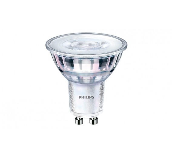 Apšvietimas. Lempos, LED lemputės, LED juostos. LED lemputės. LED lempos GU10 cokoliu. LED lemputė Philips 4,9W/830 GU10 