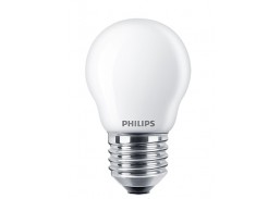 Apšvietimas. Lempos, LED lemputės, LED juostos. Vintažinės lemputės. LED lemputė Philips classic 6.5W/827 E27 P45 