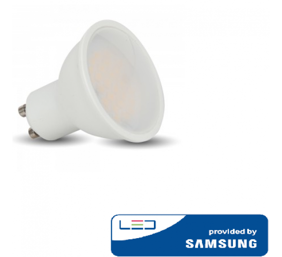 Apšvietimas. Lempos, LED lemputės, LED juostos. LED lemputės. LED lempos GU10 cokoliu. LED lemputė SAMSUNG LED CHIP 10W GU10, 4000K 