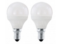 Apšvietimas. Lempos, LED lemputės, LED juostos. LED lemputės. LED lemputės E14 cokoliu. LED lemputės EGLO 10775 E14 4W 2 vnt. 