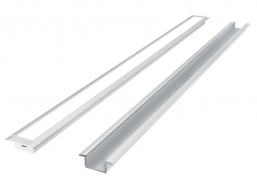 Apšvietimas. Lempos, LED lemputės, LED juostos. LED juostos, LED profiliai. LED profilis įleidžiamas LEDline 2m 203679 