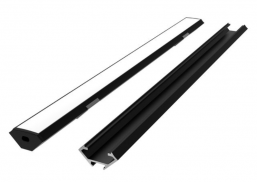Apšvietimas. Lempos, LED lemputės, LED juostos. LED juostos, LED profiliai. LED profilis kampinis LEDline 2m 203662 