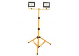 Apšvietimas. Lempos, LED lemputės, LED juostos. LED juostos, LED profiliai. Led prožektorius ant stovo 2x30W IP65 