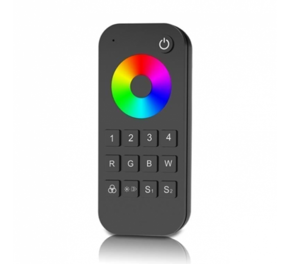 Apšvietimas. Lempos, LED lemputės, LED juostos. LED juostos, LED profiliai. LED pultelis LUXSONN RGB/RGBW 4 zonų 