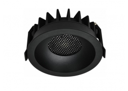 Apšvietimas. Įmontuojami šviestuvai. Led šviestuvas 10W AC85-265V 100LM juodas